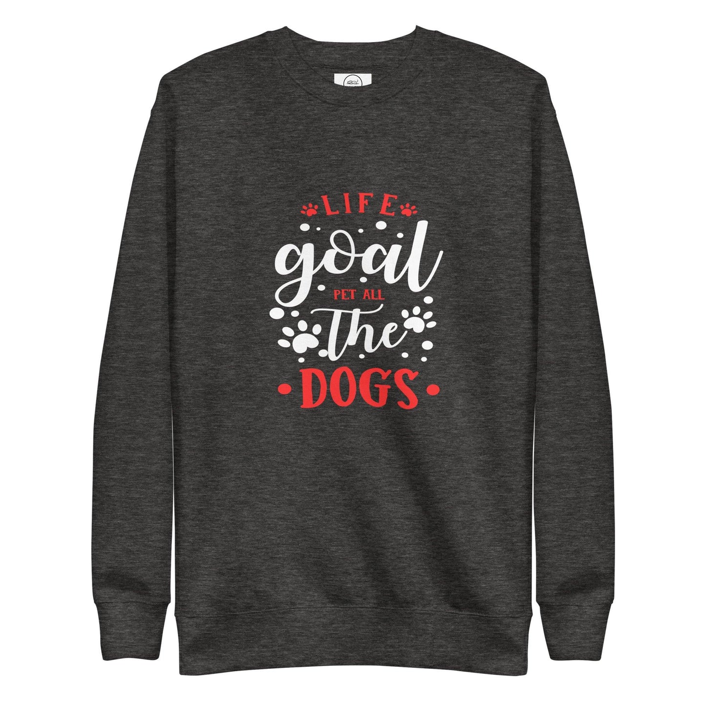 Life Goal Pet All The Dogs Cotton Heritage M2480 Unisex Premium Sweatshirt - Pawfect Merch