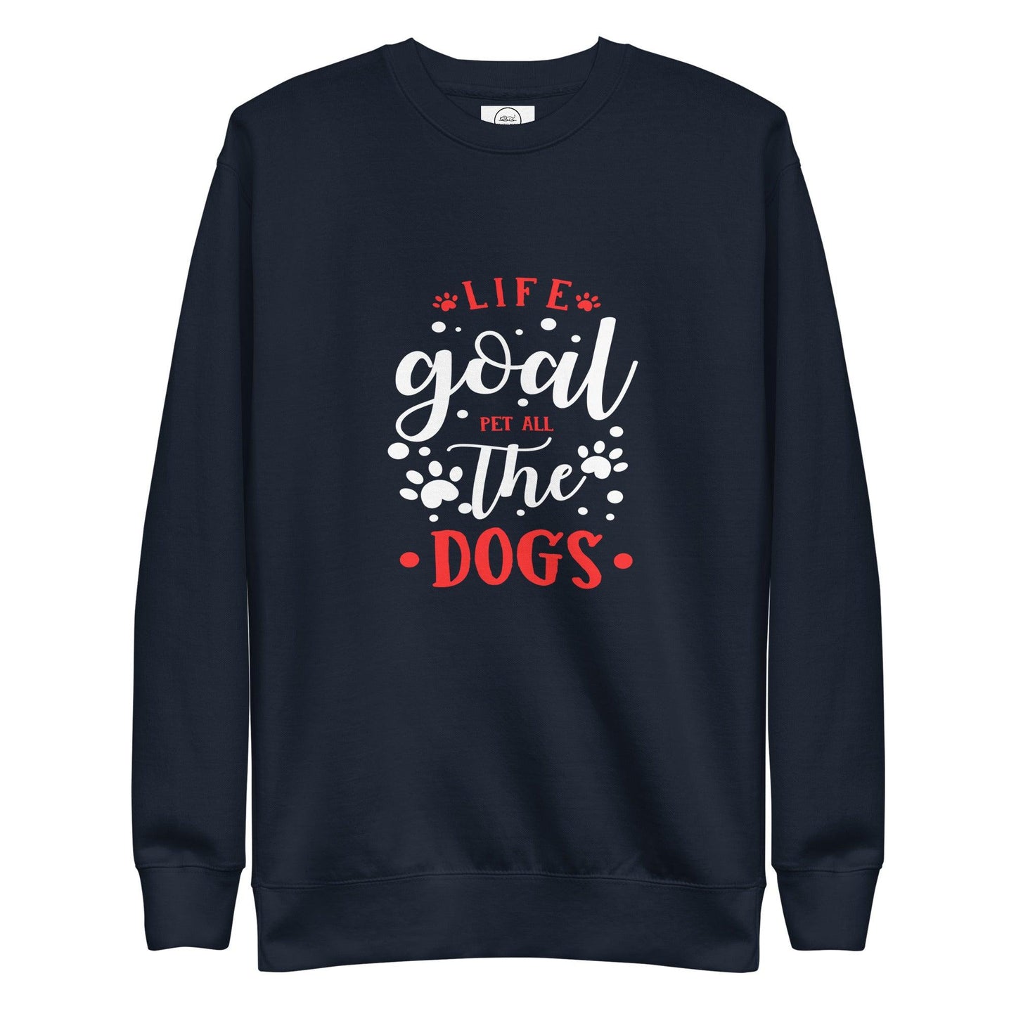 Life Goal Pet All The Dogs Cotton Heritage M2480 Unisex Premium Sweatshirt - Pawfect Merch