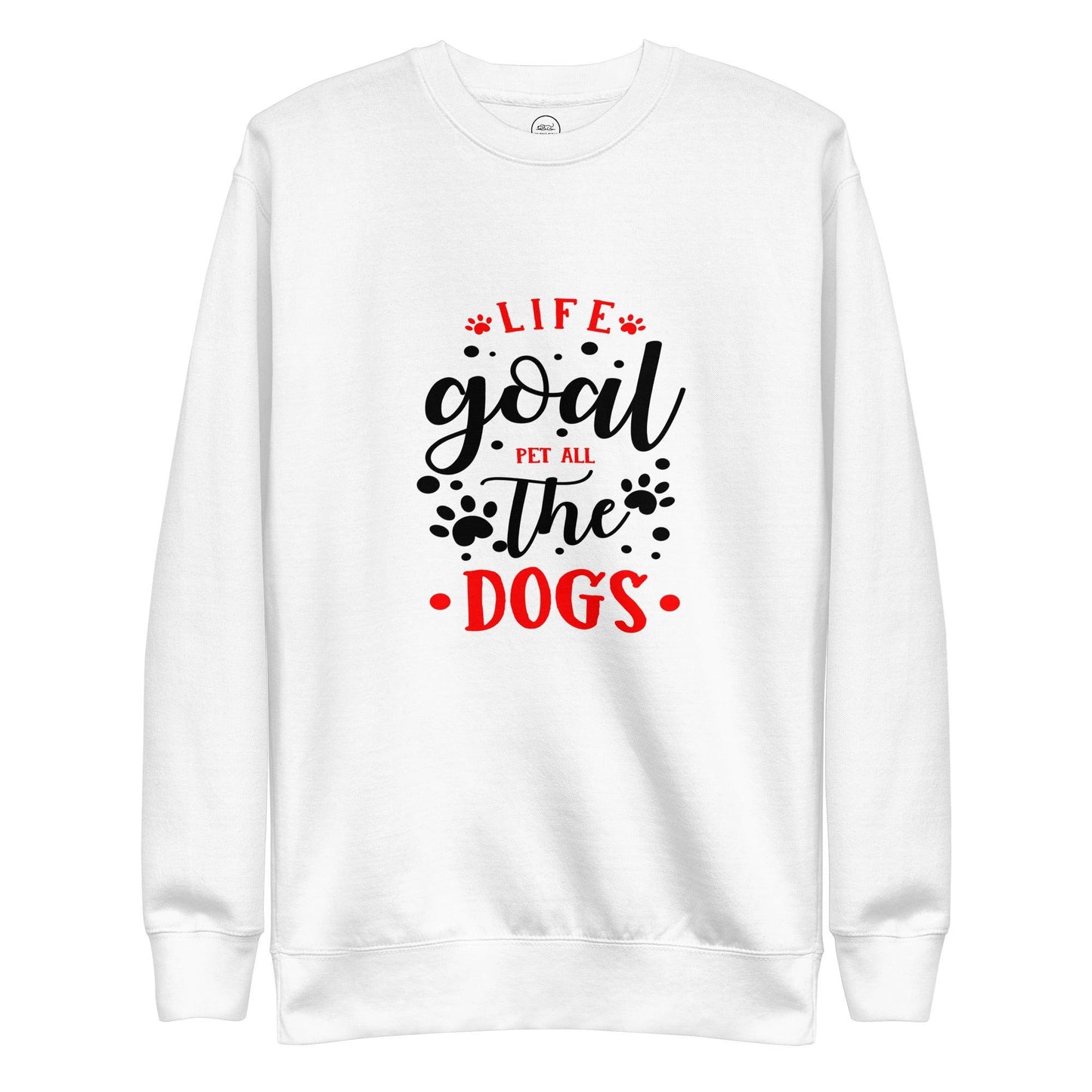 Life Goal Pet All The Dogs Cotton Heritage M2480 Unisex Premium Sweatshirt - Pawfect Merch