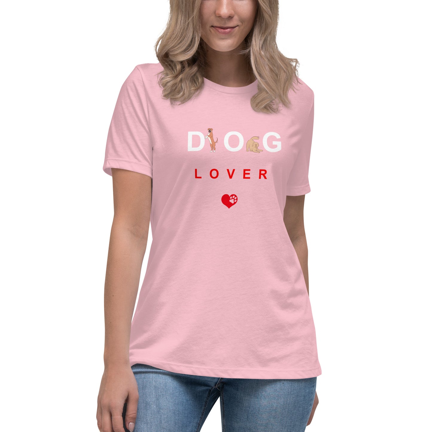 Women's Premium Cotton Relaxed T-Shirt - Dog Lover